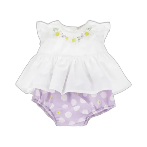 Floral-Print Cotton Short Set