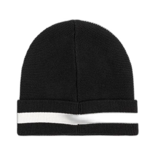 Logo Intarsia Knit Beanie