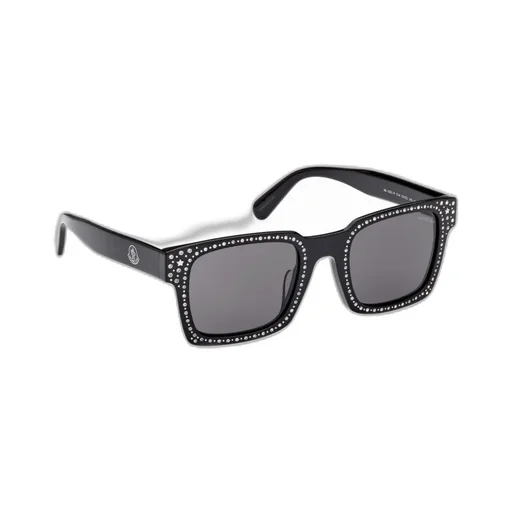 Crystal Embellishment Square-Frame Sunglasses