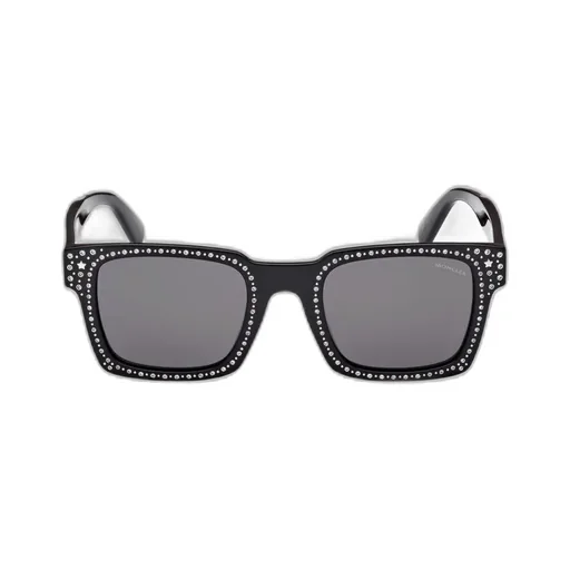 Crystal Embellishment Square-Frame Sunglasses