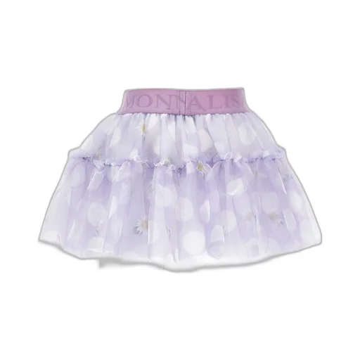 Logo-Waistband Tiered Flared Tutu