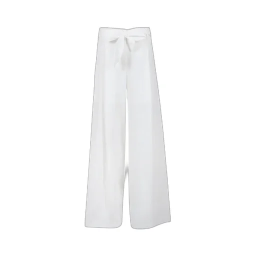 Pintuck Wide-Leg Trousers