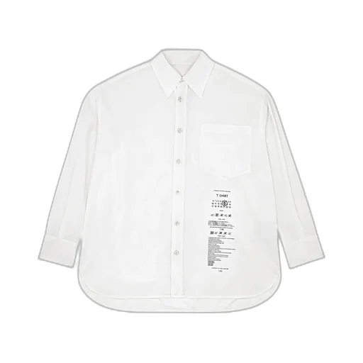 Logo Printed Oversized Shirt