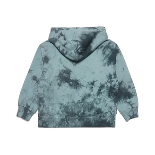 Tie-Dyed Drop Shoulder Hoodie