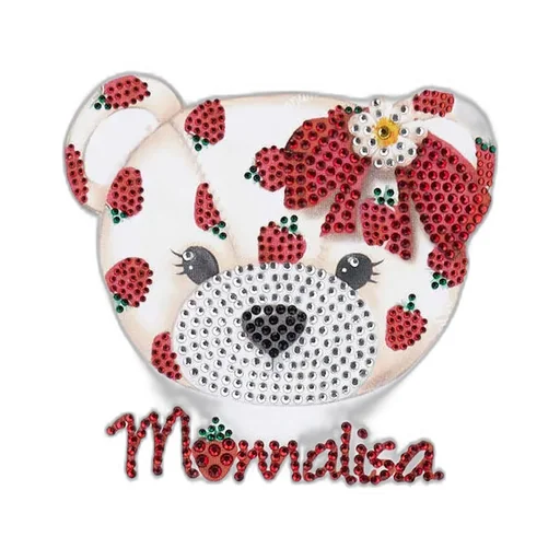 Embellished Teddy Bear Crewneck T-Shirt