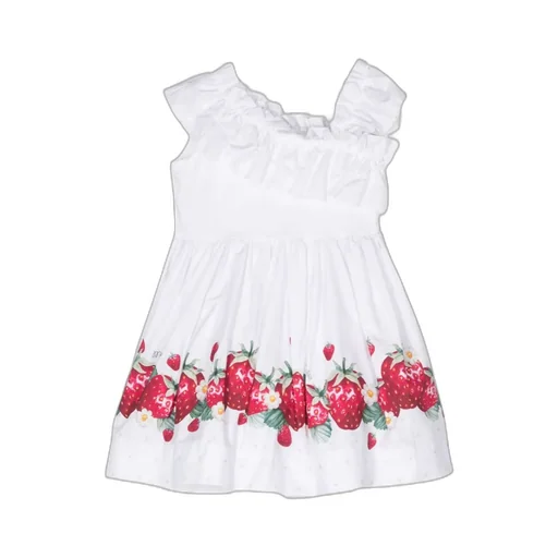 One-Shoulder Poplin Dress