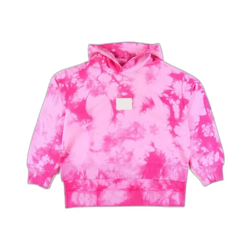 Tie-Dyed Drop Shoulder Hoodie