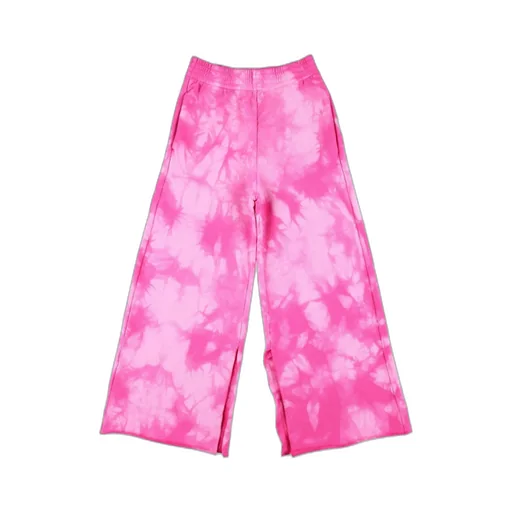 Logo-Patch Tie-Dyed Trousers