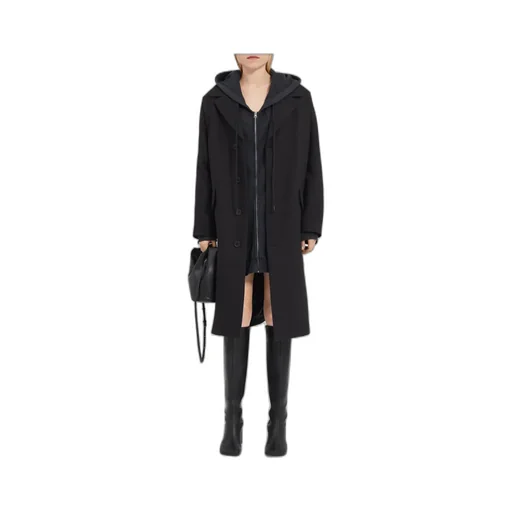 Single-Breasted Long Jacket