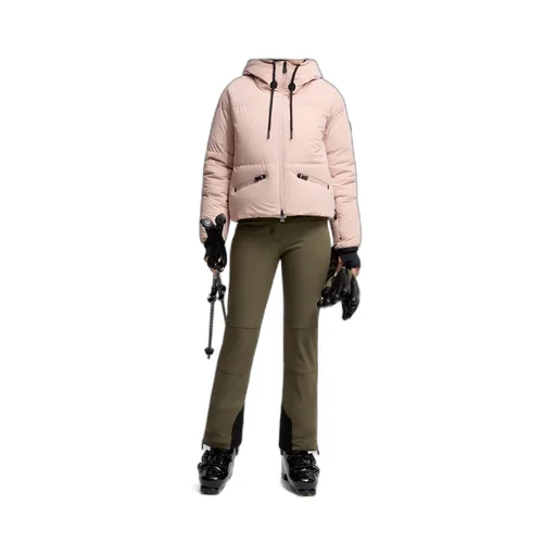 Hooded Down Ski Jacket
