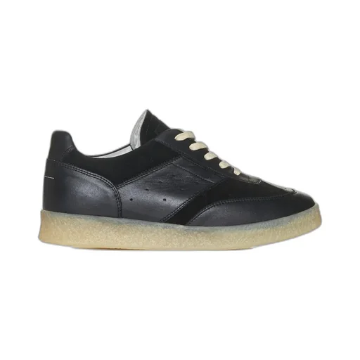 Panelled Lace-Up Sneakers