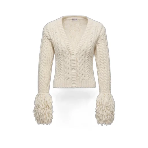 Logo Patch V-Neck Cardigan