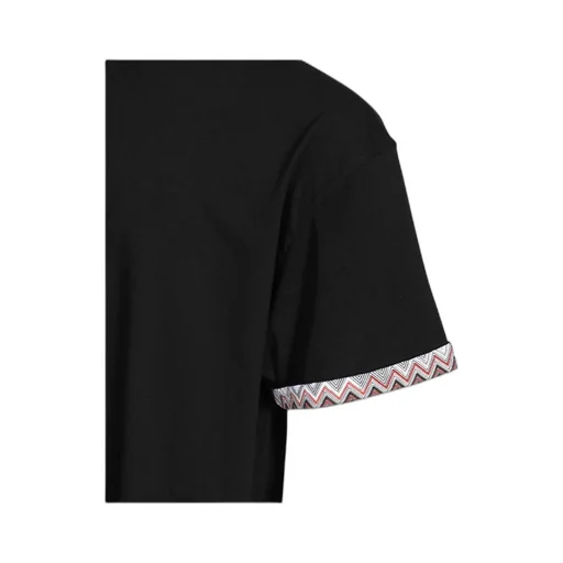 Zig-Zag Print Edge T-Shirt