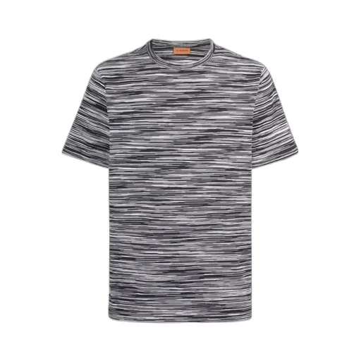 Striped Knitted Crewneck T-Shirt