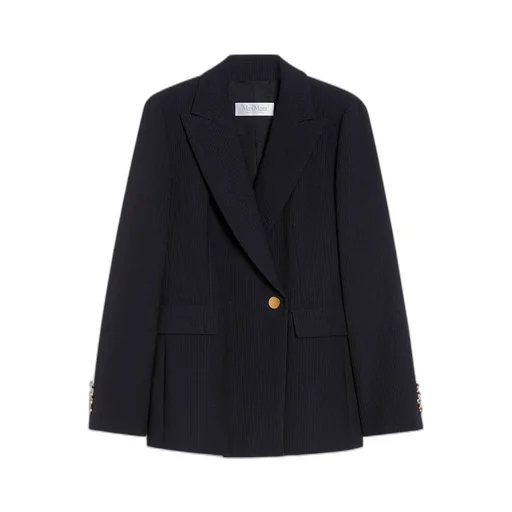 Double-Breasted Buttoned Jacket