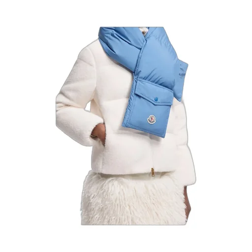 Logo Patch Quilted Scarf