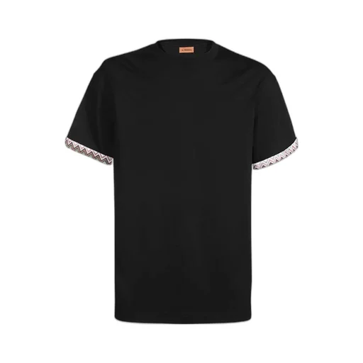 Zig-Zag Print Edge T-Shirt