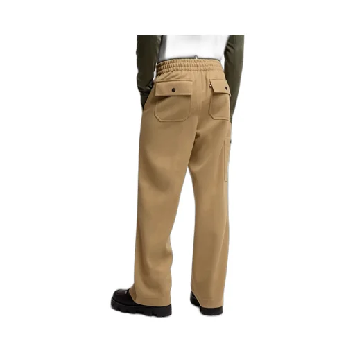Logo Embroidered Straight Leg Pants
