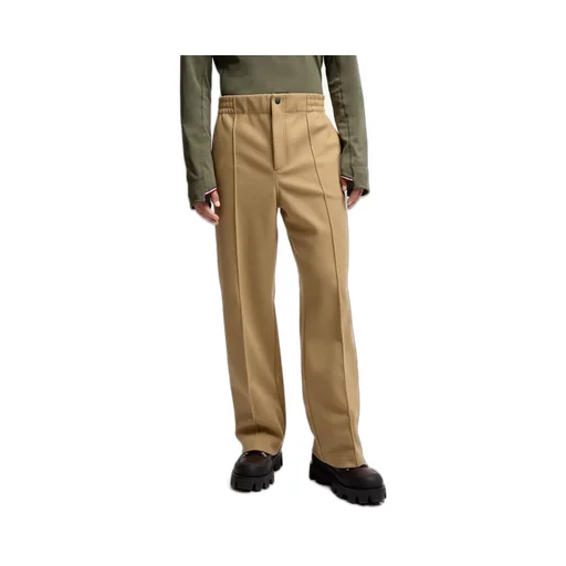 Logo Embroidered Straight Leg Pants