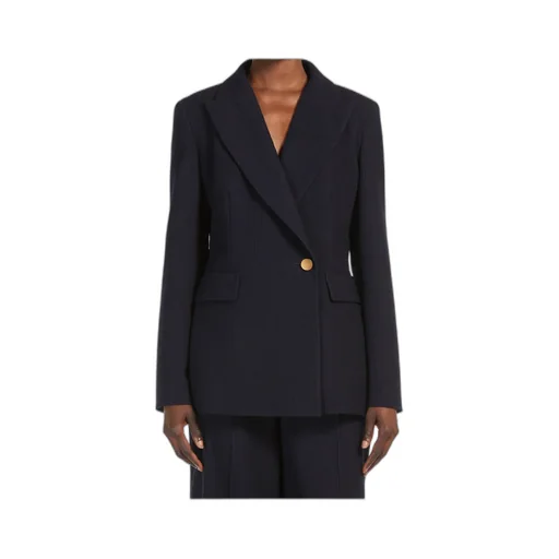 Double-Breasted Buttoned Jacket