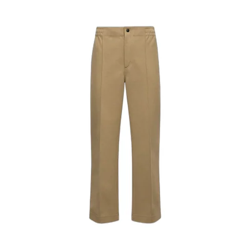 Logo Embroidered Straight Leg Pants
