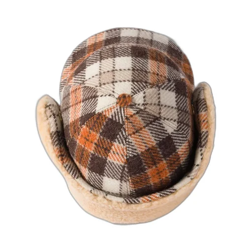Logo-Embroidered Checked Baseball Cap