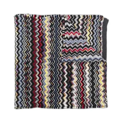 Chevron-Knitted Wraparound Scarf
