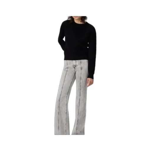 Chevron Pattern Crewneck Jumper
