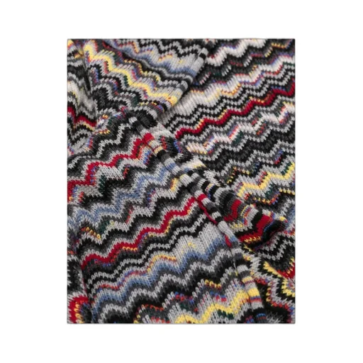 Chevron-Knitted Wraparound Scarf