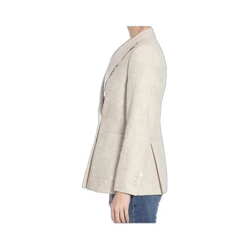Double-Breasted Long-Sleeved Jacket