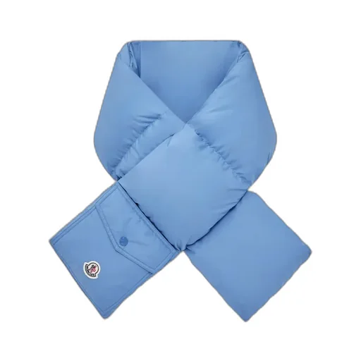 Logo Patch Quilted Scarf