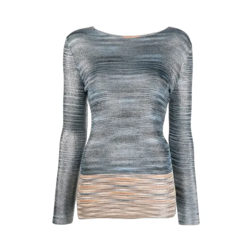 Long-Sleeve Knitted Top