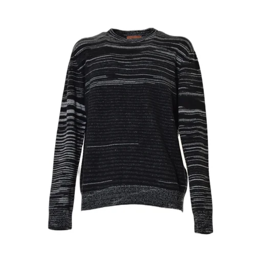 Stripe-Print Cashmere Jumper