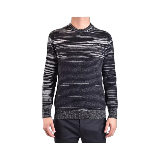 Stripe-Print Cashmere Jumper