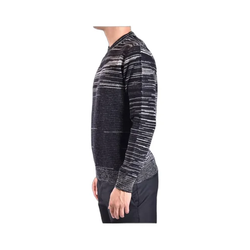 Stripe-Print Cashmere Jumper