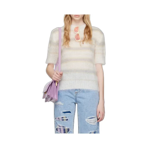 Short-Sleeved Striped Jumper