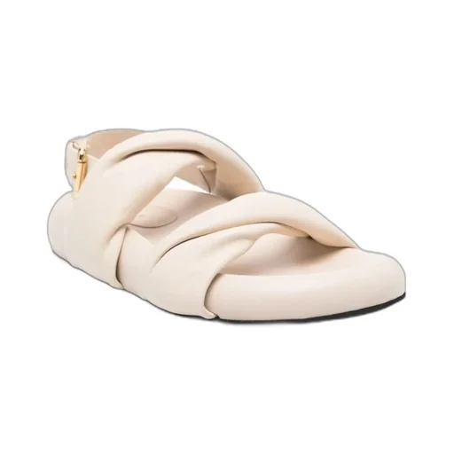 Bubble Twisted Open-Toe Sandals