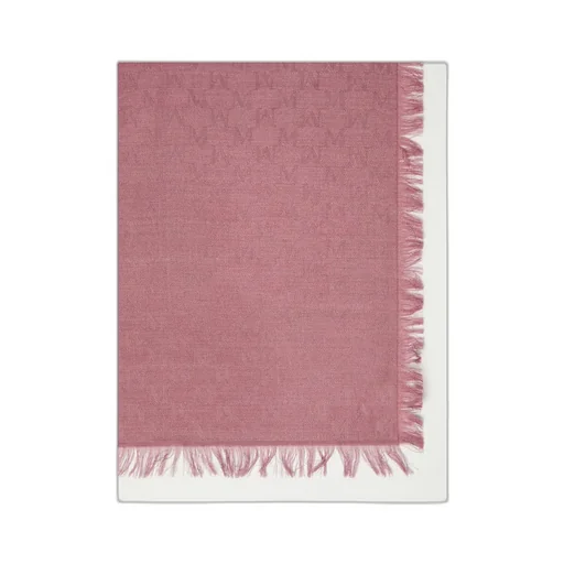 Jacquard-Knit Wool And Silk Stole
