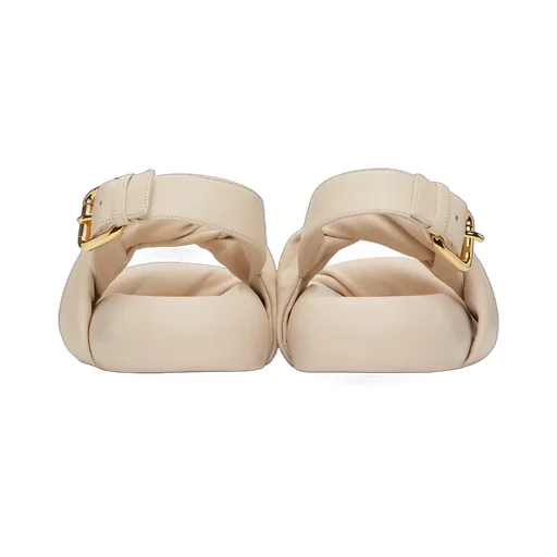 Bubble Twisted Open-Toe Sandals