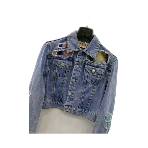 Vintage Lapel Denim Coat