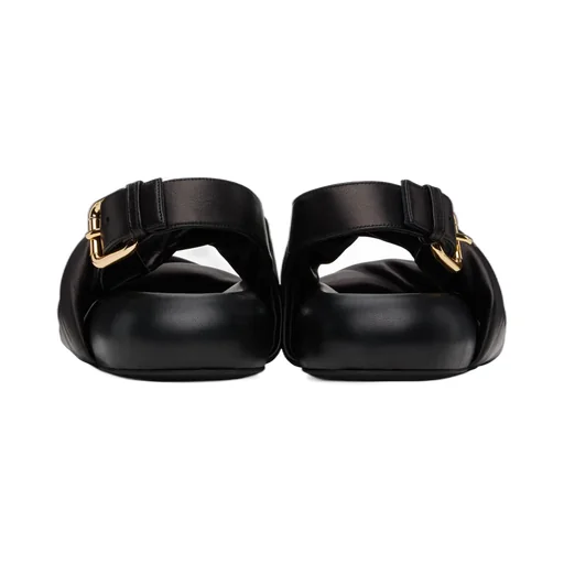 Bubble Twisted Open-Toe Sandals