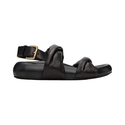 Bubble Twisted Open-Toe Sandals