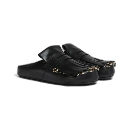 Fringed Round Toe Sandals