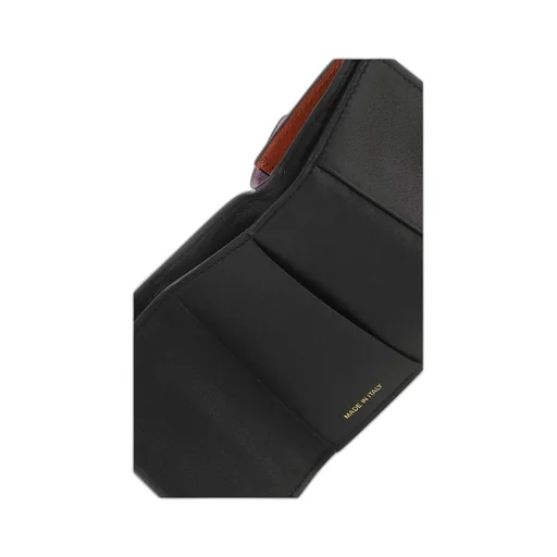 Logo Printed Tri-Fold Wallet