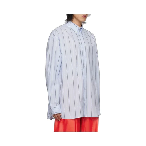 Long Sleeved Striped Buttoned Shirt
