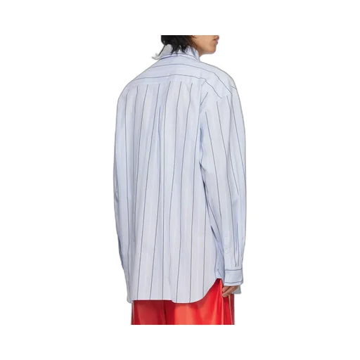 Long Sleeved Striped Buttoned Shirt