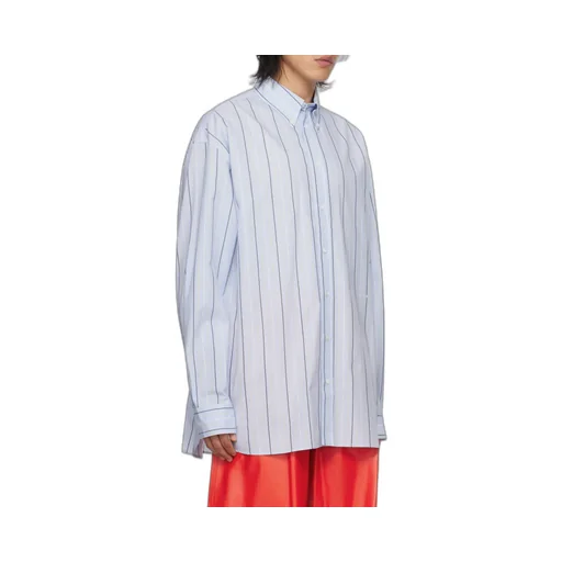 Long Sleeved Striped Buttoned Shirt