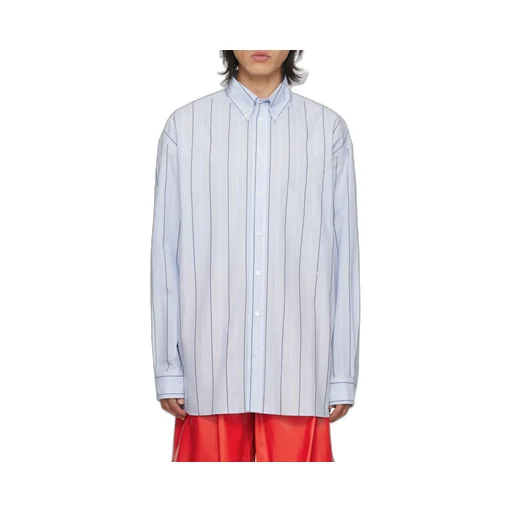 Long Sleeved Striped Buttoned Shirt