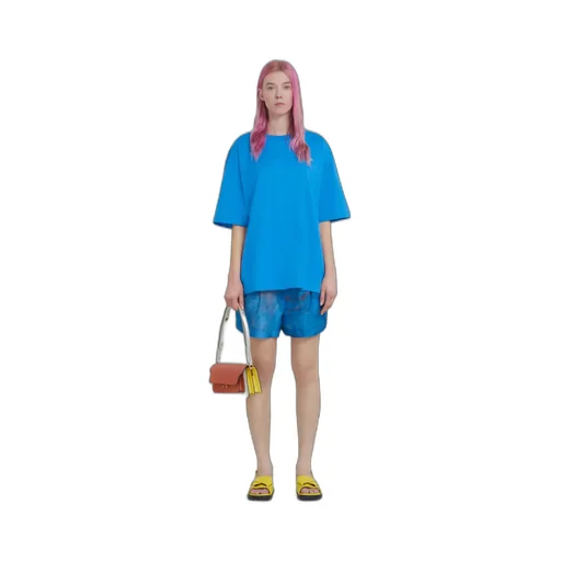 Colour-Block Saffiano Foldover-Top Shoulder Bag
