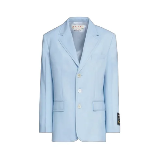 Single-Breasted Buttoned Blazer